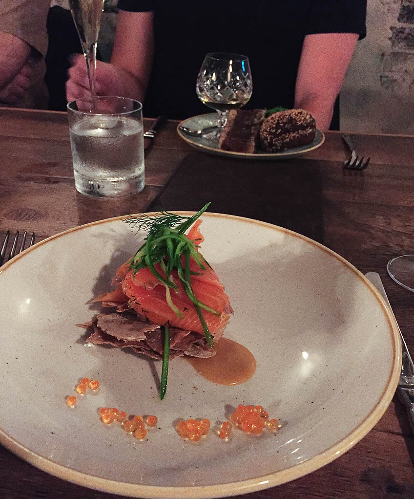 Above: Food at the Norse